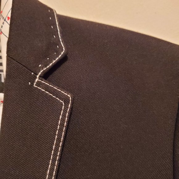 Boys Black James Morgan Blazer Sz 12 and Eighty Eight Long Sleeve Shirt Sz 14 - Picture 3 of 15